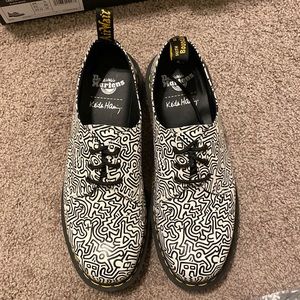 Dr Martens and Keith Hering 1461 Mens US size 12